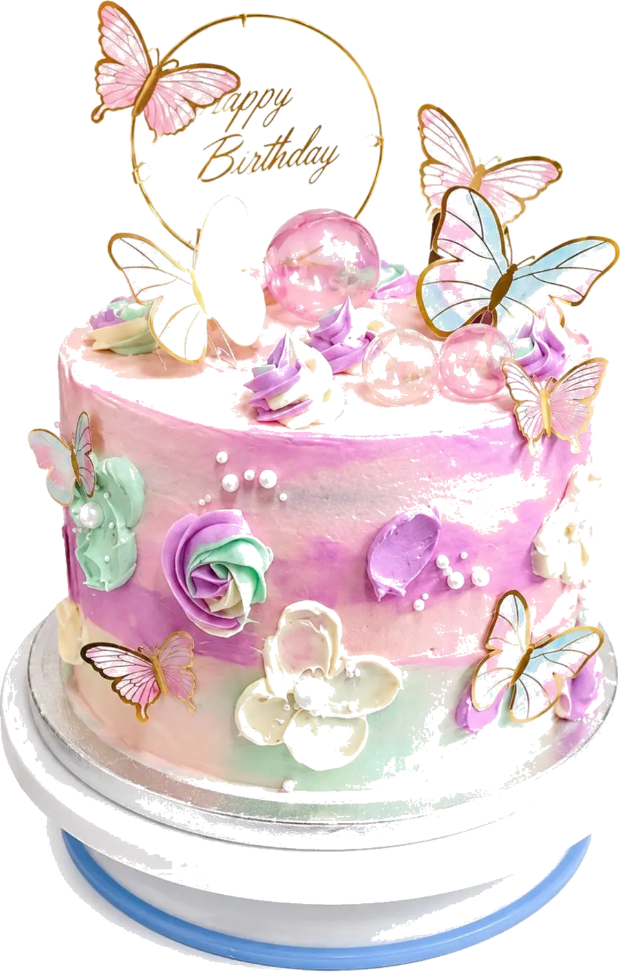 Tarta de mariposas de Vas a Caer